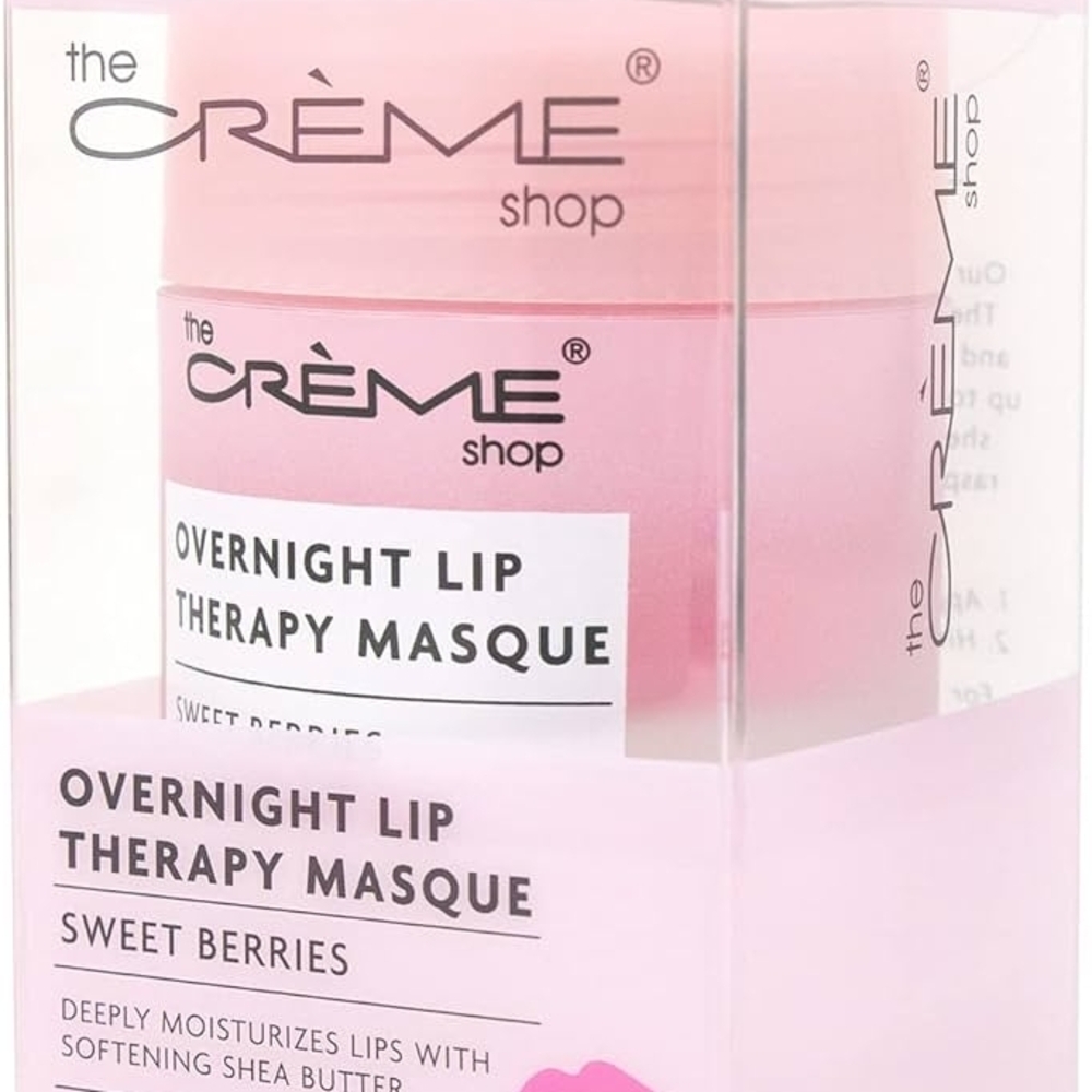 The Crème Shop Overnight Lip Therapy Masque — Sweet Berries (Pink)